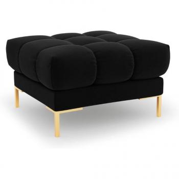 CosmoDesign Pouf “Bali” Velluto Nero