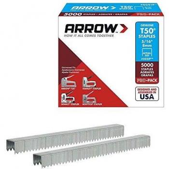 Arrow T50 Staples 8mm (5/16in) (Bulk Pack 5000)