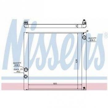 Nissens Radiator Thermal Engine Cooling 64327
