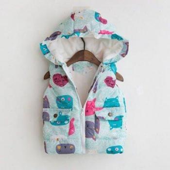 Chaqueta de dibujos animados para otoño e invierno