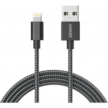 Anker 6ft Nylon Braided USB Cable with Lightning Cable Connector for iPhone 6s