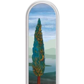 Panoramique Trompe L'Oeil Campagne Toscane