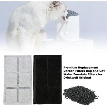 2pcs Replacement Filters for Drinkwell Cat Water Fountain