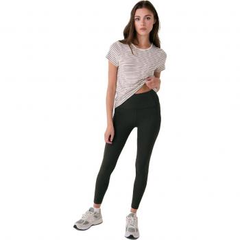 Leggings Verde Lole Step Up Ankle XL para Mujeres Activas