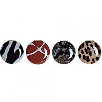 DKD Home Decor Taschenspiegel Aluminium Tier