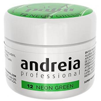 Andreia Gel Paint: Verde Neon 4 ml