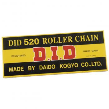 Catena Moto DID Standard 520/096 con Clip di Chiusura
