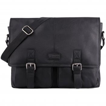 Echte Büffelleder-Tasche Cambridge – Schulter‑ und Arbeitsbag