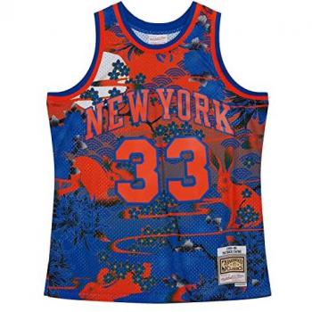 Blue Patrick Ewing 1985 Swingman Sleeveless Top – Mitchell & Ness – Men's Small