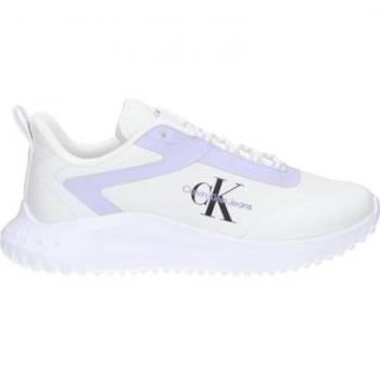 Calvin Klein Jeans Sneakers Eva Runner Low Lace Mix Ml Wn YW0YW01442 Weiß 39 Damen