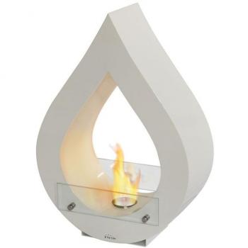 Purline Atenea W Biochimenea de Suelo 1kW Blanco