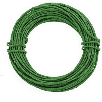 Grüner Papierdraht 2 mm 10 m Bastelmaterial