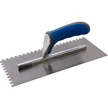 Zahnkelle mit ergonomischem Weichgriff 280 x 120 mm, 6-mm-Zahnung