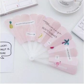 Summer Cartoon Hand Fan