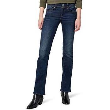 G-STAR RAW Midge Saddle Mid Waist Bootcut Jeans, Dk Aged 6553, 24W / 32L Donna