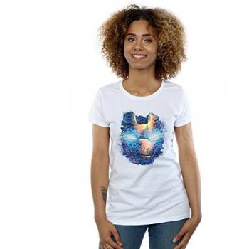 Heroic Threads: Iron Man Distressed Head T‑Shirt