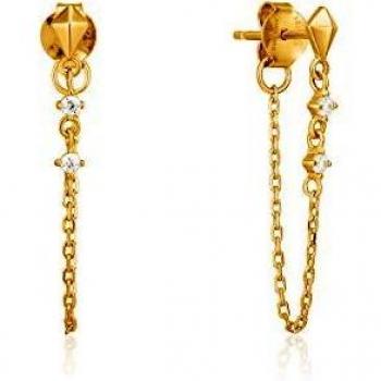 Pendientes Mujer Ania Haie E025-02G Plata de ley 4 cm