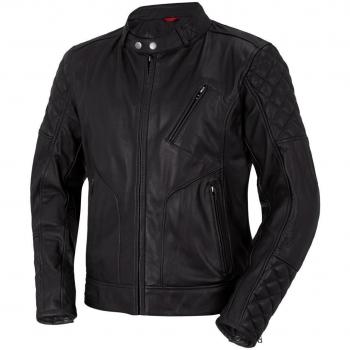 Cuir de Moto Bogotto Chicago Retro Veste Noir 60