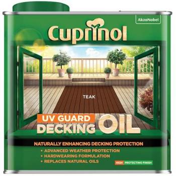 Cuprinol UV Guard Decking Oil Teak 2.5L