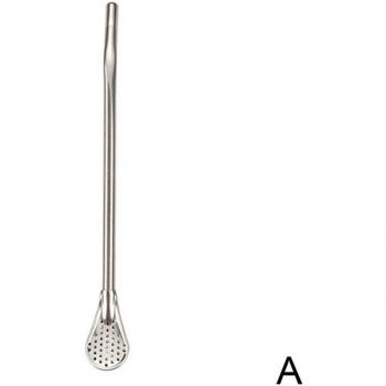 Paille Gourde Métallique 1× « Spoon Filtre »