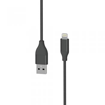 XLAYER XLayer PREMIUM Metallic USB-A auf Lightning Kabel, 1,5 m, Schwarz