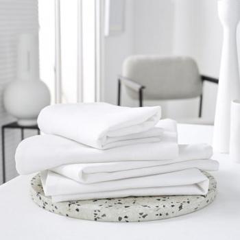 Pack 4 Servilletas 40x40 Liso Blanco