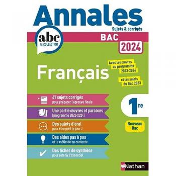 Anne Cassou-Noguès Annales Bac Français 2024