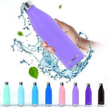 ZOUNICH Sportauslaufsichere BPA‑freie Alu‑Isolierflasche – 350 ml