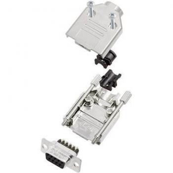 Amphenol D‑SUB Buchsenleisten‑Set L17DTPK-M-09+L77DE09SST – 180°; 9 Schrauben in der Lieferung