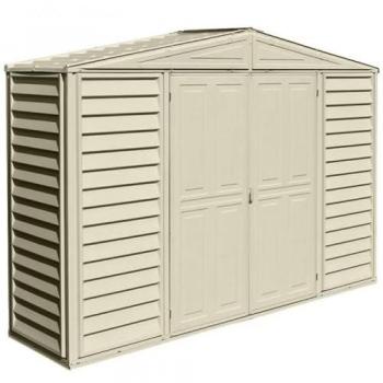 Ezooza Casetta in PVC SidePro 10,5'x3' Duramax Classic, 320 x 81 x 233 cm Colore Avorio da Giardino