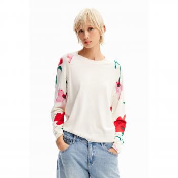 Desigual Frauenpullover mit floraler Gestaltung