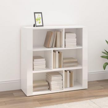 VidaXL Modern High Gloss White Sideboard 80x30x80 cm Engineered Wood