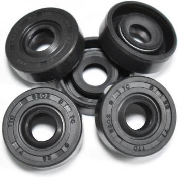Junta de eje radial para licuadora, anillo de sello de aceite negro, 22mm x 8mm x 7mm, 5 unidades