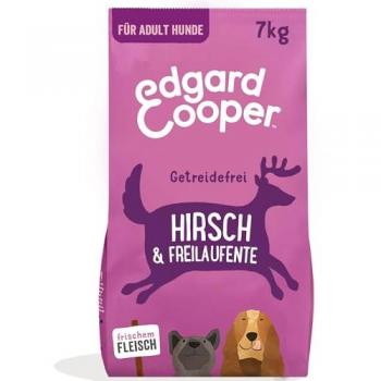 Edgard & Cooper Getreidefreies Trockenfutter für Hunde mit Hirsch und Freilaufente, 7 kg