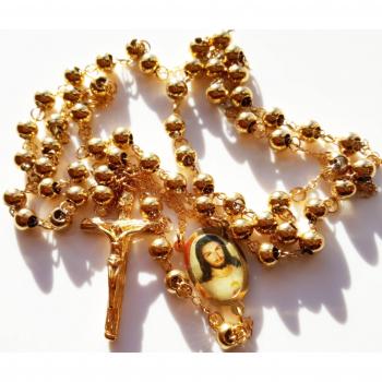 Oro 18k Rosario Sacro – Custode della Confessione