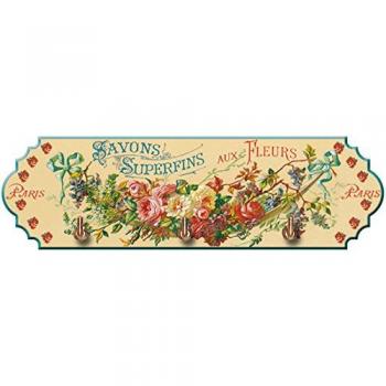 Cartexpo Vintage Metal Hanger With 3 Hooks 8.5” x 2.5”