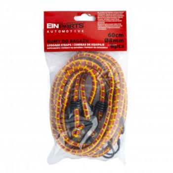Corde élastique 60 cm avec crochets en caoutchouc (set de 4)