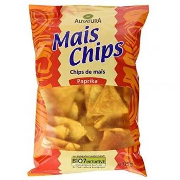 Paprika-Maischips Bio, Alnatura – 125 g