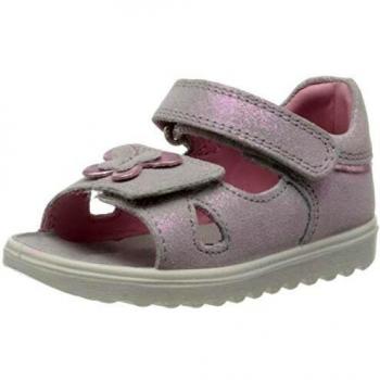 Superfit Lettie Mädchen Sandalen, Hellgrau/Rosa