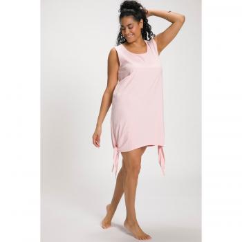 Canotta da notte rosa con orlo annodato, Donna, Taglia: 48/50, Ulla Popken