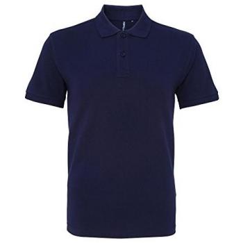 Poloshirt Marine Korte Mouwen voor Heren – Asquith & Fox