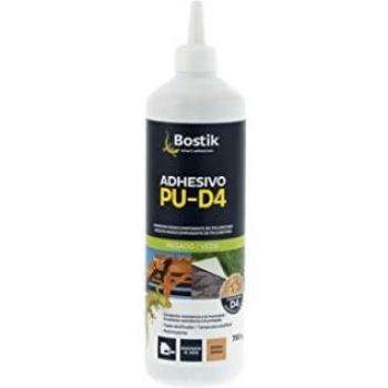 Adhesivo cola de poliuretano para madera Bostik PU-D4 750 g