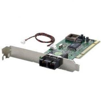 Tarjeta de Interfaz PCI 10/100 Mbps con Puerto Fibra Optica ST/SC Multimodo – Nivel 1