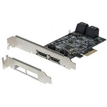 Carte d'extension PCIe SATA III 6 Gb/s 4 ports internes + 2 eSATA