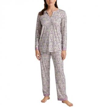 CALIDA Pyjama für Damen, Orient Dreams, lang, Violett