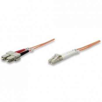 TECHLY Professional 302266 Cavo Fibra Ottica Multimodale OM1 SC/LC 62,5/125 1 m Arancione