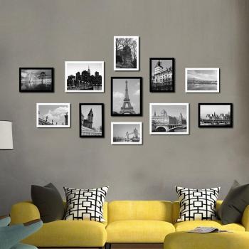 Stylish 11-Piece Wall Hanging Photo Frame Set