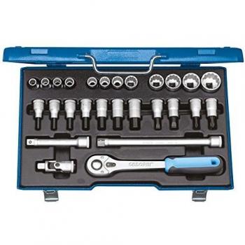 Set de llaves tubulares 27 pzas ½”, 10‑30 mm, modelo D19 IMU‑10