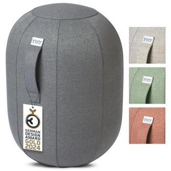 Kaiserkraft Balancehocker M (VLUV KAPSUL SOVA) – 480–520 mm Sitzhöhe – Polyester, steingrau