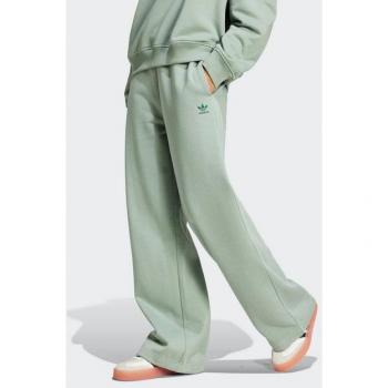 Silver Green Wide Leg Fleece Joggers by adidas Originals for Her